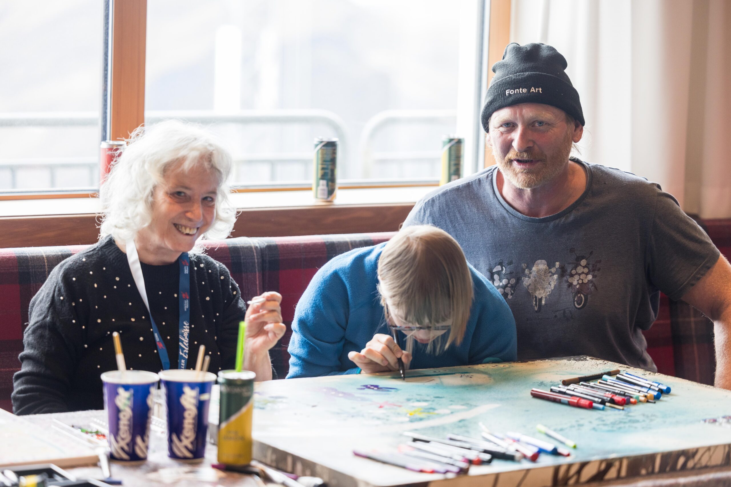 He.Art ❤️ Projekt mit der Lebenshilfe Ramsau beim Hintertux Park Opening