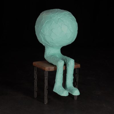 Stiller Beobachter – Skulptur aus der Serie „Begegnungen“